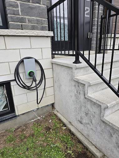 Mise en place borne de recharge auto électrique Montréal